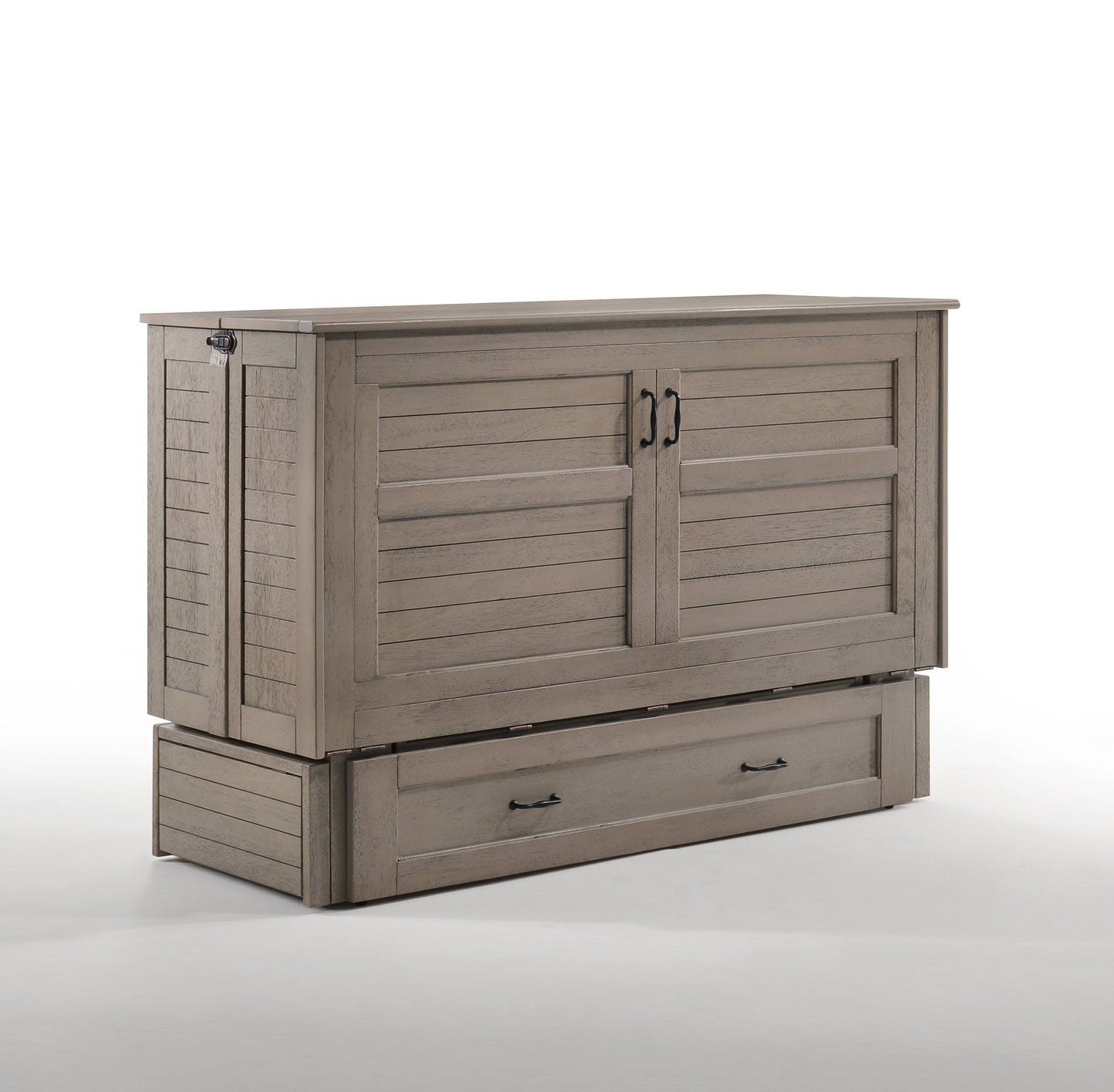Poppy Murphy Cabinet Bed Brushed Driftwood Finish