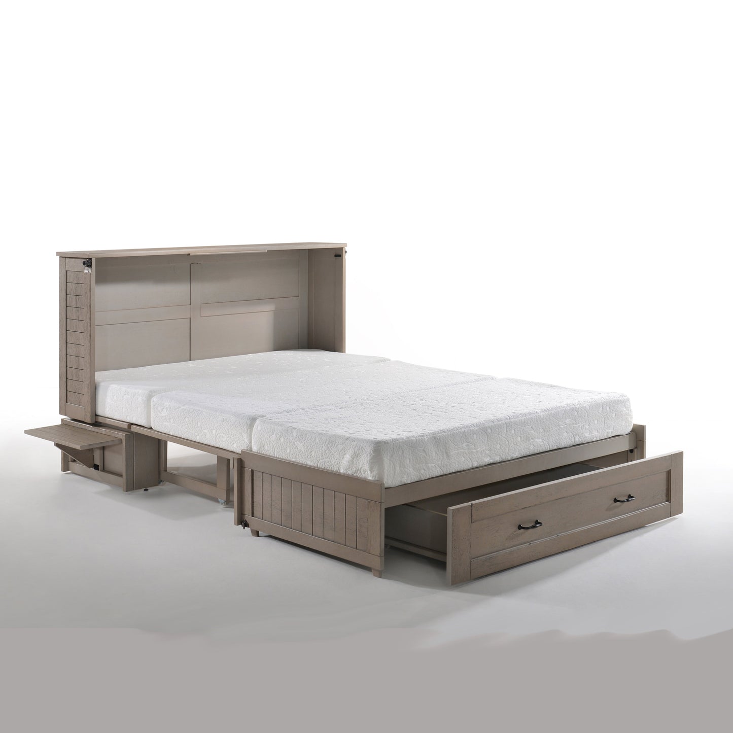 Poppy Murphy Cabinet Bed Brushed Driftwood Finish
