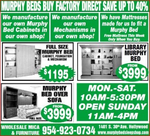 murphy beds furniture in south florida