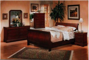 classic maple bedroom