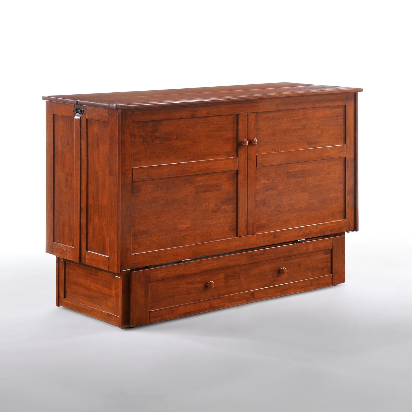 Clover Murphy Cabinet Bed Cherry Finish