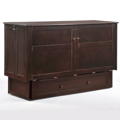 Clover Murphy Cabinet Bed Dark Chocolate Finish