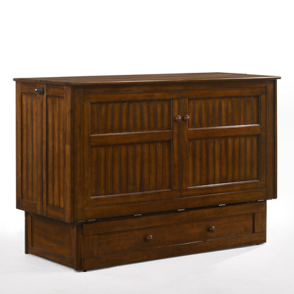 Daisy Murphy Cabinet Bed Black Walnut Finish