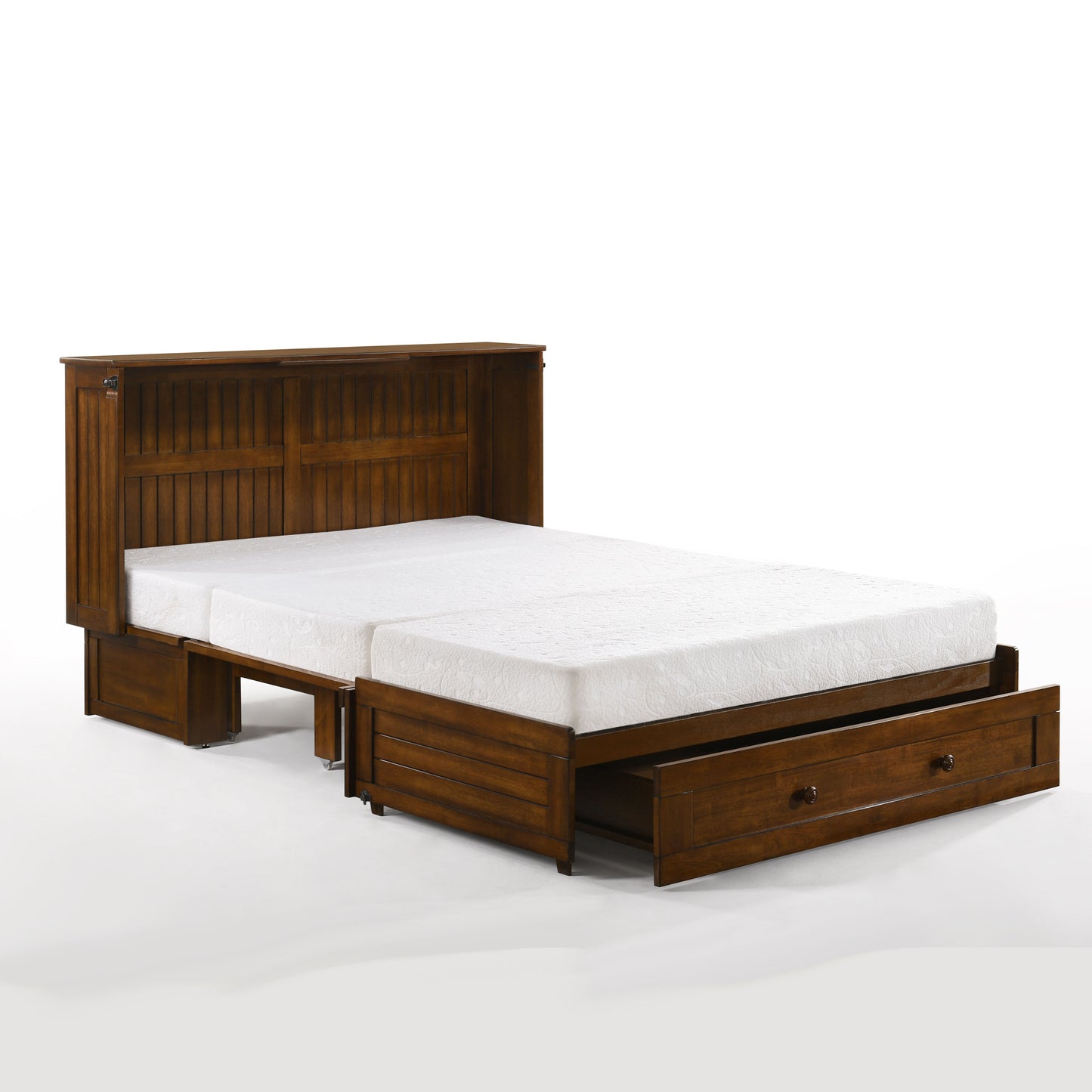 Daisy Murphy Cabinet Bed Black Walnut Finish