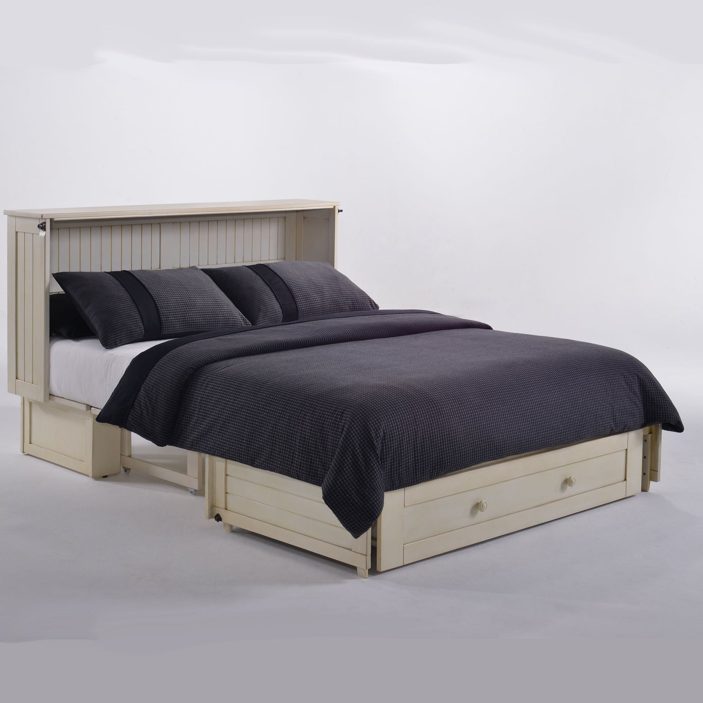 Night and Day Furniture Daisy Murphy Cabinet Bed Buttercream Finish