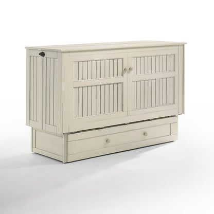 Daisy Murphy Cabinet Bed White Finish