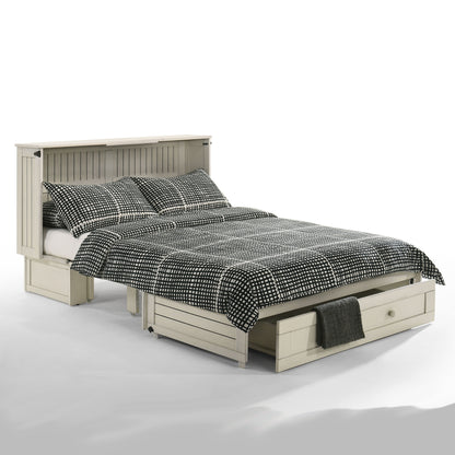 Daisy Murphy Cabinet Bed White Finish