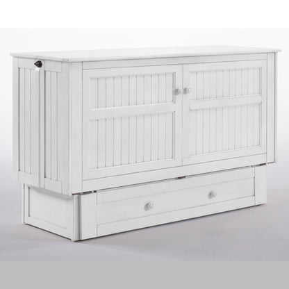 Daisy Murphy Cabinet Bed White Finish