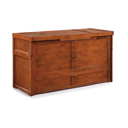 Murphy Cube Cabinet Bed Cherry Finish