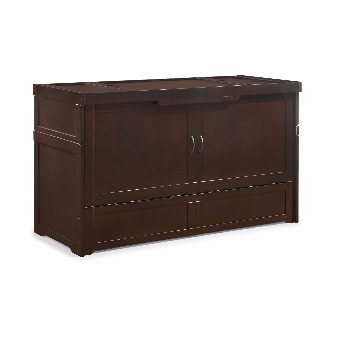 Murphy Cube Cabinet Bed Chocolate Finish