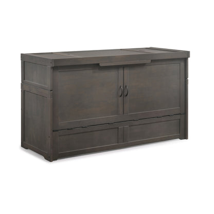 Murphy Cube Cabinet Bed Stonewash Finish