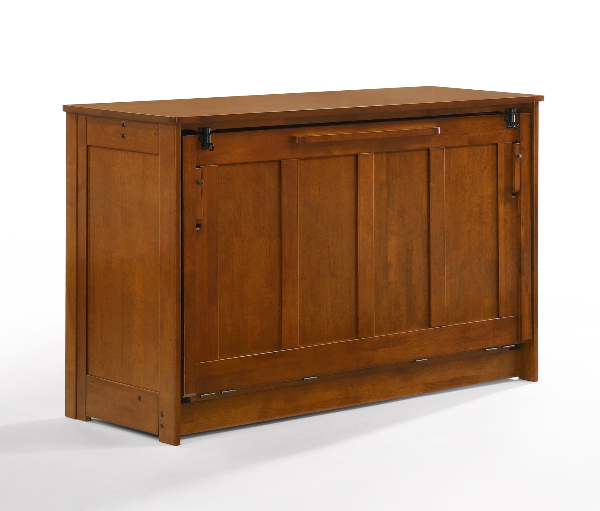 Night and Day Furniture Orion Murphy Cabinet Bed Cherry Finish