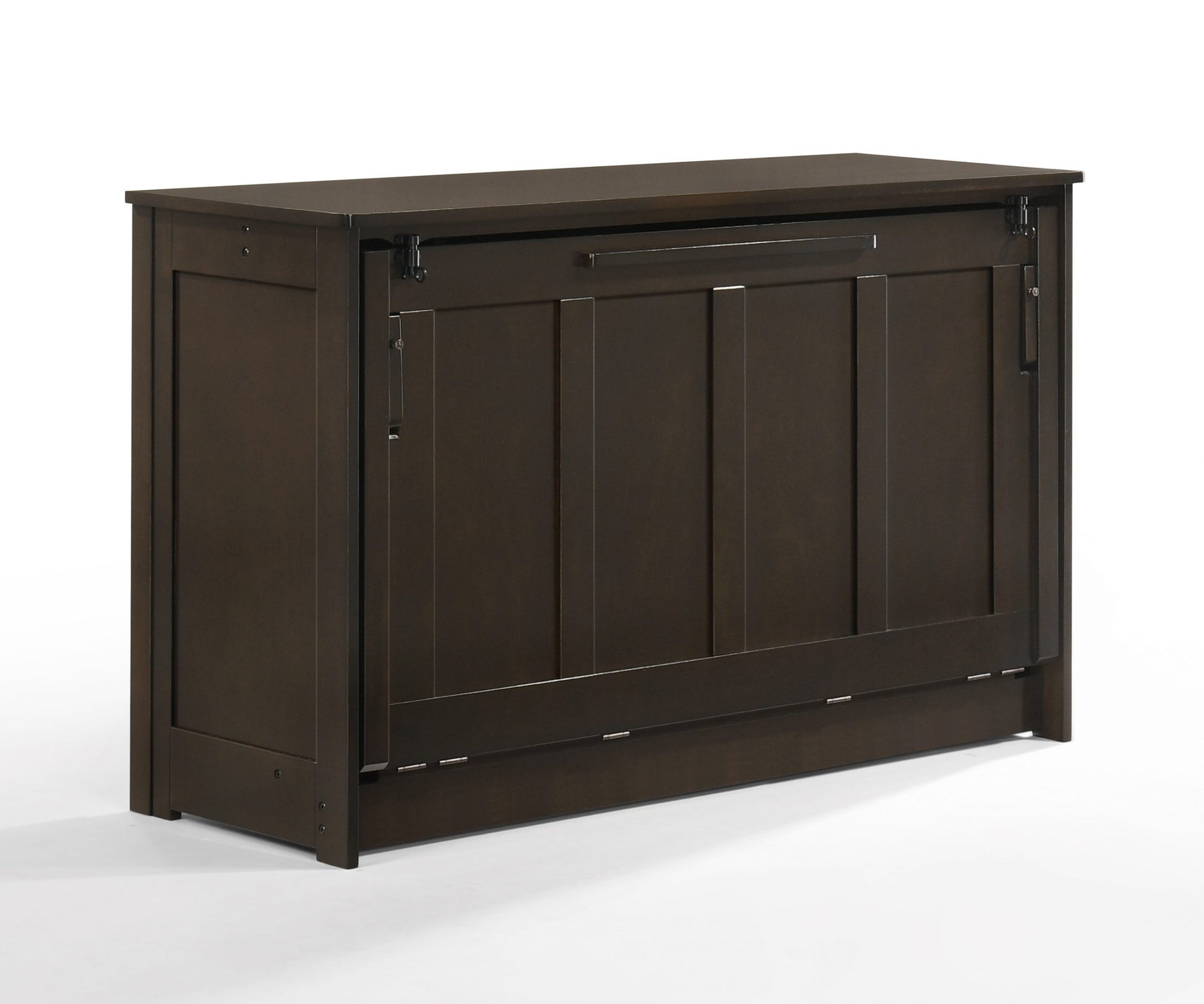 Night and Day Furniture Orion Murphy Cabinet Bed Chocolate Finish