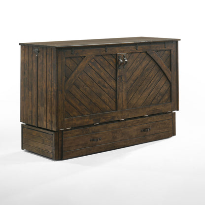 Ranchero Murphy Cabinet Bed Wildwood Brown Finish