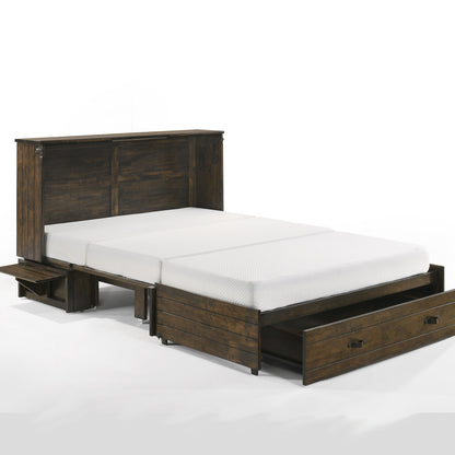 Ranchero Murphy Cabinet Bed Wildwood Brown Finish